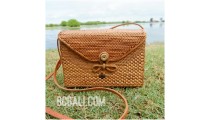 ladies school bags ethnic design handwoven natural grass leather